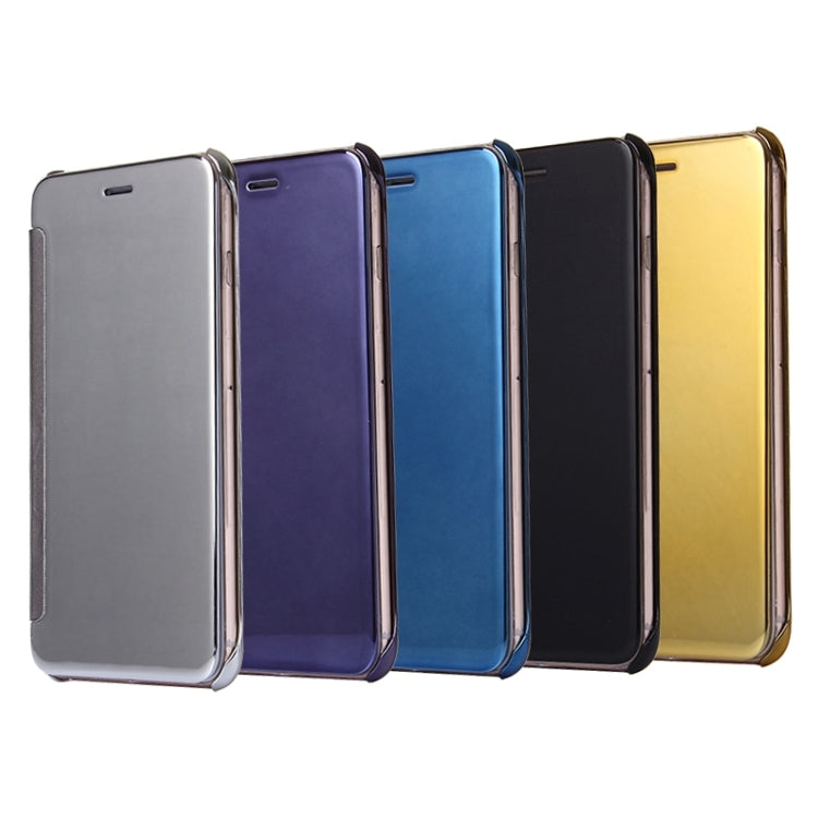 Per iPhone 6 Plus e 6s Plus Specchio galvanico con ribaltamento orizzontale per PC + custodia protettiva in pelle, For 6P & 6sP