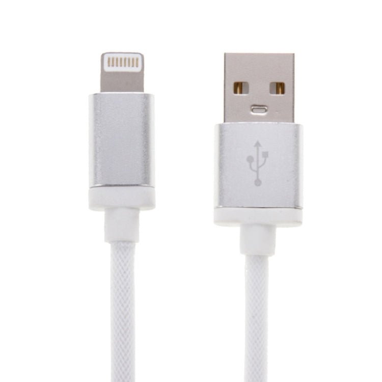 Cavo dati/caricatore Net Style Metal Head da 8 pin a USB, lunghezza cavo: 25 cm