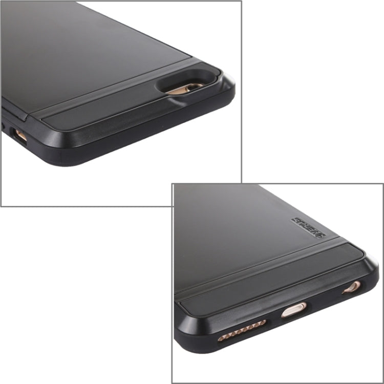 Custodia combinata Blade PC + TPU con slot per schede per iPhone 6 Plus