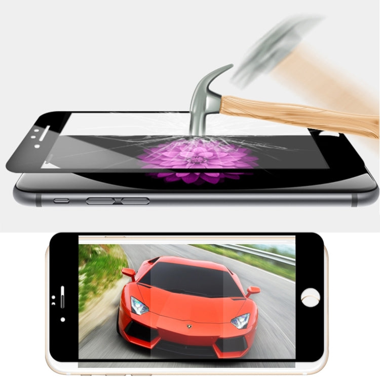 Pellicola per schermo in vetro temperato antideflagrante 5D con durezza superficiale 0,26 mm 9H per iPhone 6 e 6s