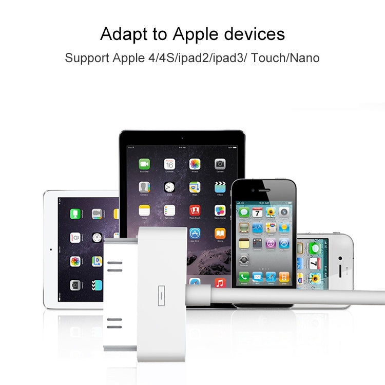 Cavo dati USB per il nuovo iPad (iPad 3) / iPad 2/ iPad, iPhone 4 e 4S, iPhone 3GS/3G, iPod touch, Lunghezza: 1 m (Originale)