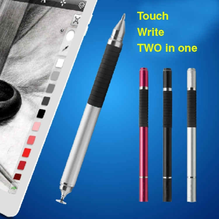 Penna touch stilo 2 in 1 + penna a sfera per iPhone 6 e 6 Plus / 5 e 5S e 5C, iPad Air 2 / iPad mini 1 / 2 / 3 / Nuovo iPad (iPad 3) / iPad e tutti i touch screen capacitivi