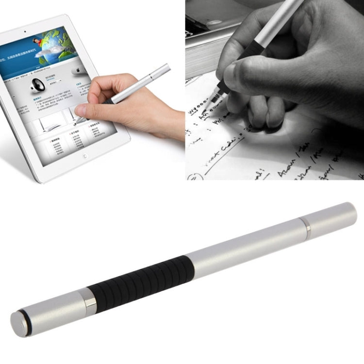 Penna touch stilo 2 in 1 + penna a sfera per iPhone 6 e 6 Plus / 5 e 5S e 5C, iPad Air 2 / iPad mini 1 / 2 / 3 / Nuovo iPad (iPad 3) / iPad e tutti i touch screen capacitivi