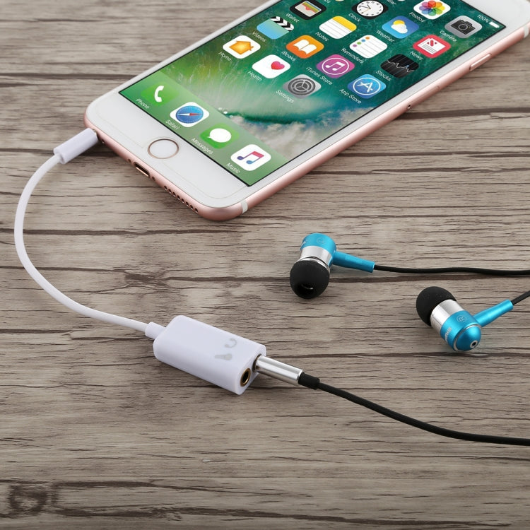 Cavo sdoppiatore audio Aux da 3,5 mm, compatibile con telefoni, tablet, cuffie, lettori MP3, stereo per auto/casa e altro