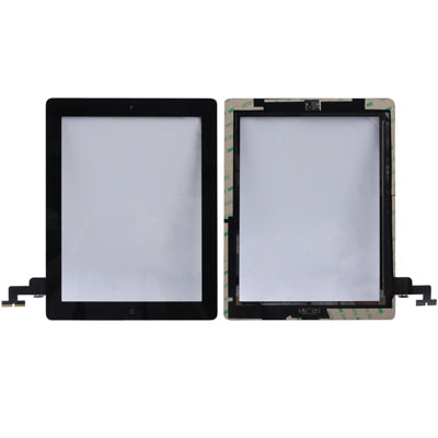 Pannello tattile (pulsante controller + cavo flessibile a membrana PCB pulsante tasto Home + adesivo per l'installazione del pannello tattile) per iPad 2 / A1395 / A1396 / A1397, For iPad 2+Adhesive, For iPad 2 + Adhesive