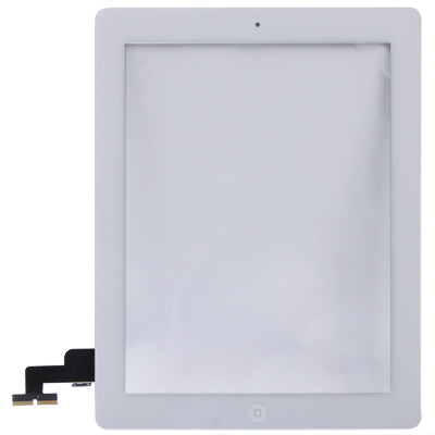 Pannello tattile (pulsante controller + cavo flessibile a membrana PCB pulsante tasto Home + adesivo per l'installazione del pannello tattile) per iPad 2 / A1395 / A1396 / A1397, For iPad 2+Adhesive, For iPad 2 + Adhesive