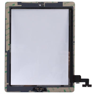 Pannello tattile (pulsante controller + cavo flessibile a membrana PCB pulsante tasto Home + adesivo per l'installazione del pannello tattile) per iPad 2 / A1395 / A1396 / A1397, For iPad 2+Adhesive, For iPad 2 + Adhesive