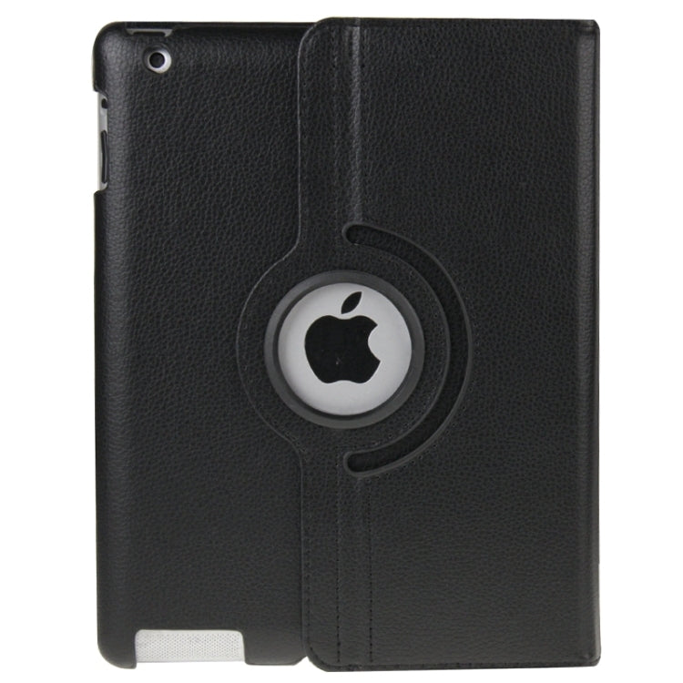 Custodia in pelle ruotabile a 360 gradi con funzione di sospensione/sveglia e supporto per il nuovo iPad (iPad 3), blu zaffiro, For New iPad (iPad 3)