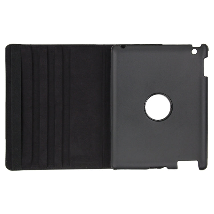 Custodia in pelle ruotabile a 360 gradi con funzione di sospensione/sveglia e supporto per il nuovo iPad (iPad 3), blu zaffiro, For New iPad (iPad 3)