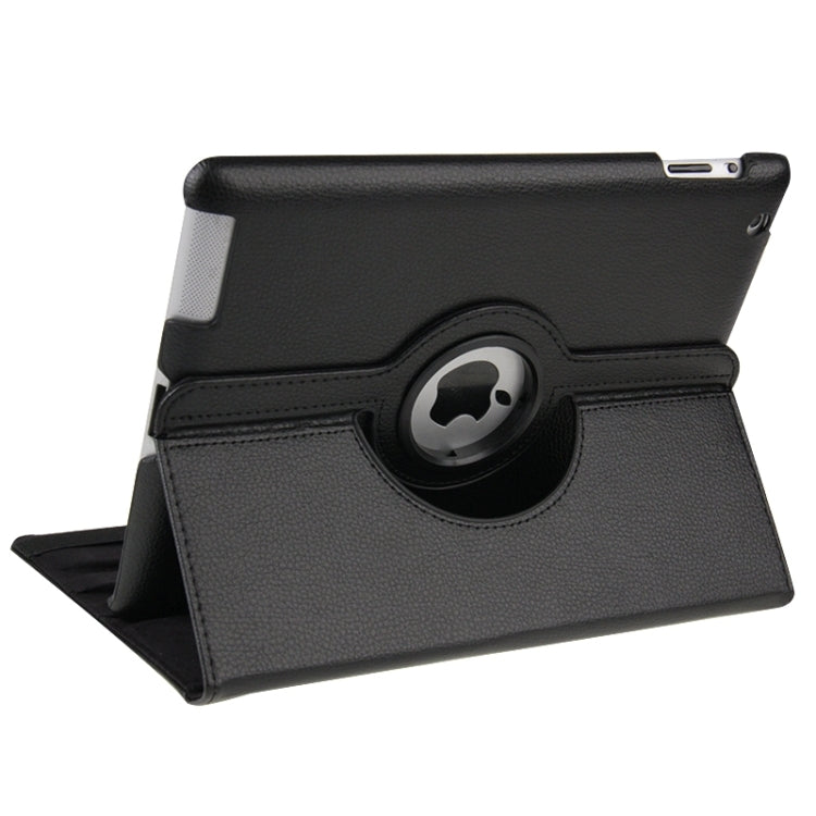 Custodia in pelle ruotabile a 360 gradi con funzione di sospensione/sveglia e supporto per il nuovo iPad (iPad 3), blu zaffiro, For New iPad (iPad 3)