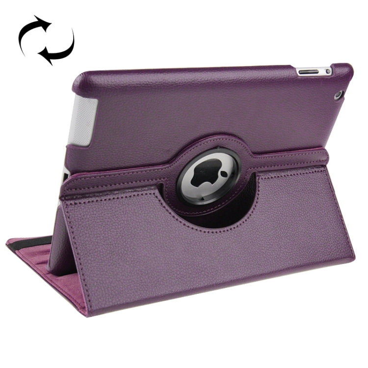 Custodia in pelle ruotabile a 360 gradi con funzione di sospensione/sveglia e supporto per il nuovo iPad (iPad 3), blu zaffiro, For New iPad (iPad 3)