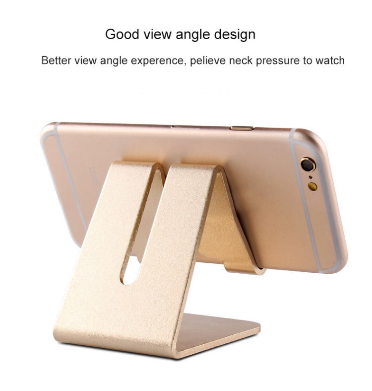 Supporto da tavolo con supporto in alluminio per iPad, iPhone, Galaxy, Huawei, Xiaomi, HTC, Sony e altri telefoni cellulari o tablet