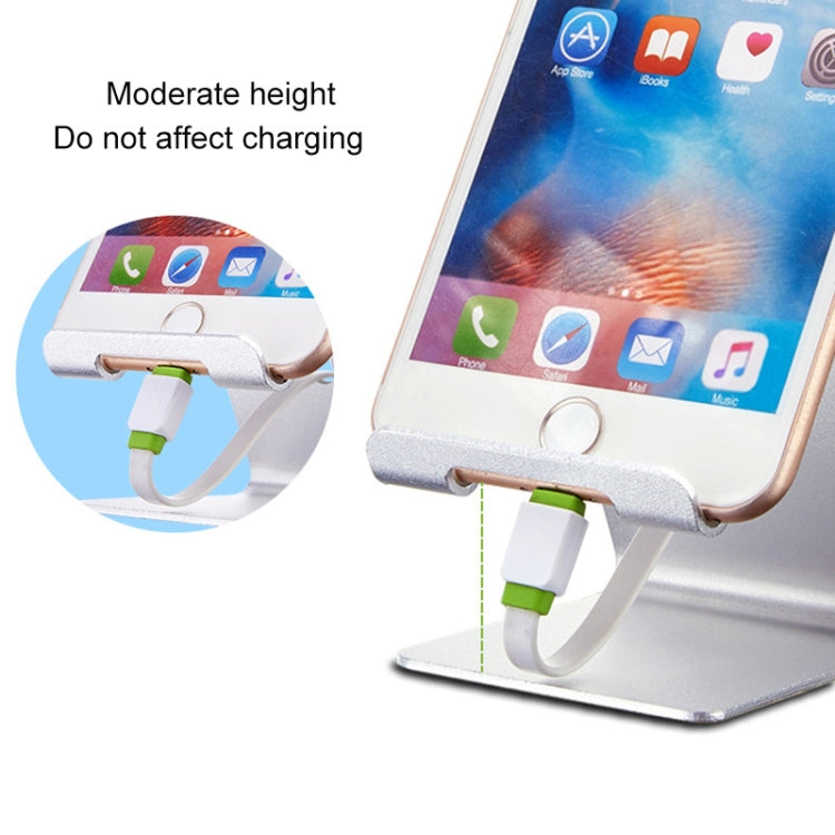 Supporto da tavolo con supporto in alluminio per iPad, iPhone, Galaxy, Huawei, Xiaomi, HTC, Sony e altri telefoni cellulari o tablet