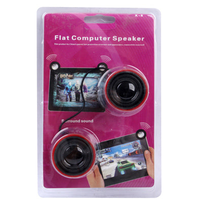 Mini altoparlante portatile stereo da 3,5 mm per il nuovo iPad (iPad 3) / iPad 2 / iPhone 5 / iPhone 4 e 4S / Tablet PC / Laptop, Rosso