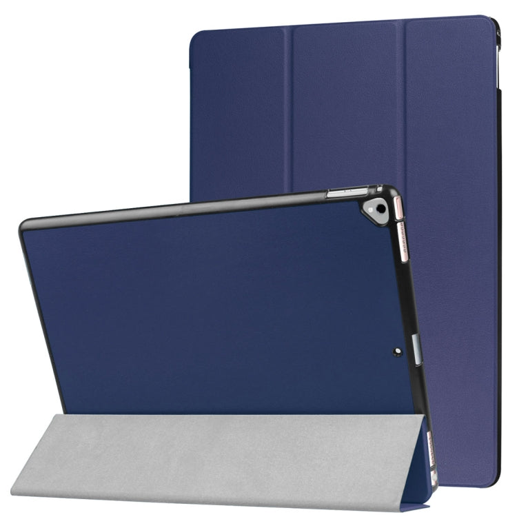Custodia in pelle Smart con chiusura orizzontale Custer Texture con supporto a 3 pieghe e funzione Sleep/Wake-up per iPad Pro 12,9 pollici 2017/2015, For iPad Pro 12.9 inch, iPad Pro 12.9 inch