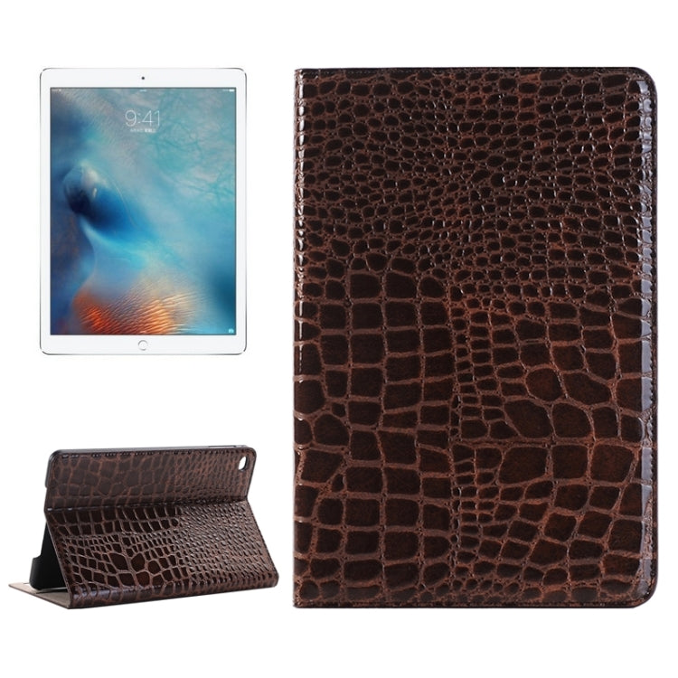 Custodia in pelle con chiusura orizzontale con texture coccodrillo con supporto, slot per carte e portafoglio per iPad Pro da 12,9 pollici