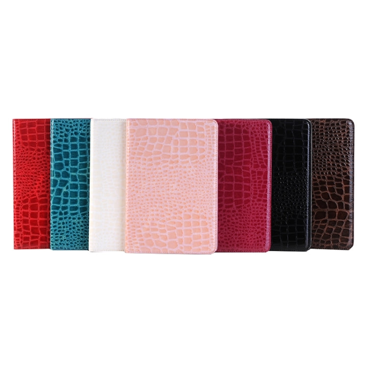 Custodia in pelle con chiusura orizzontale con texture coccodrillo con supporto, slot per carte e portafoglio per iPad Pro da 12,9 pollici