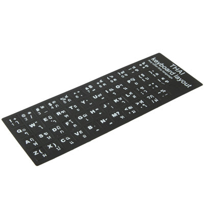 Adesivo per layout di tastiera di apprendimento tailandese per tastiera di computer portatile/desktop, Thai
