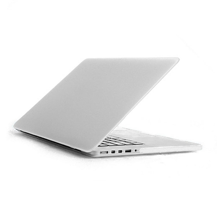 ENKAY per MacBook Pro Retina 15,4 pollici (versione USA) / A1398 4 in 1 Custodia protettiva in plastica rigida satinata con protezione per lo schermo, protezione per tastiera e tappi antipolvere