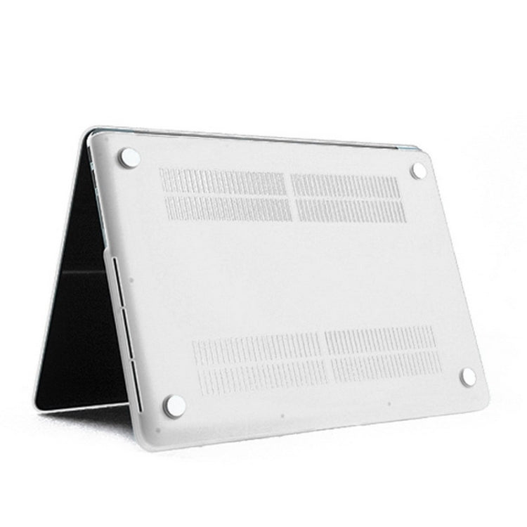 ENKAY per MacBook Pro Retina 15,4 pollici (versione USA) / A1398 4 in 1 Custodia protettiva in plastica rigida satinata con protezione per lo schermo, protezione per tastiera e tappi antipolvere
