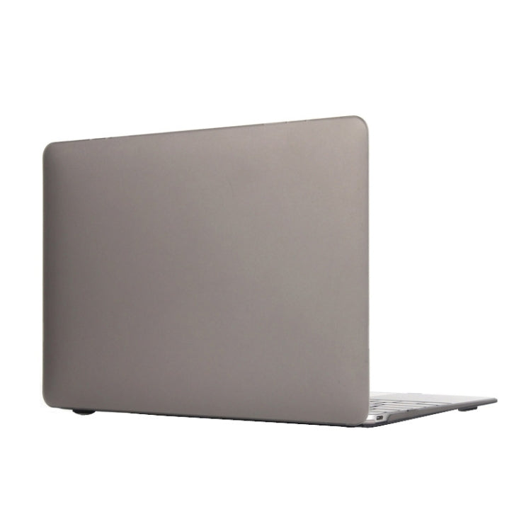 Custodia protettiva in plastica rigida satinata traslucida per laptop per MacBook da 12 pollici