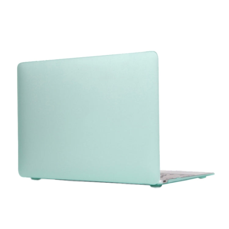 Custodia protettiva in plastica rigida satinata traslucida per laptop per MacBook da 12 pollici