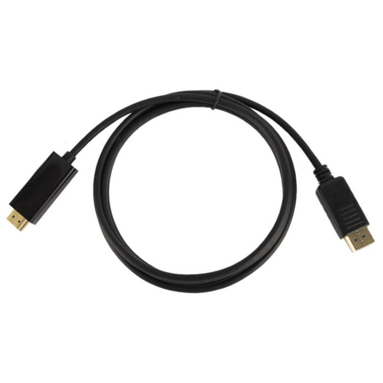 Cavo DisplayPort maschio a HDMI maschio, lunghezza cavo: 1,8 m, DP to HDMI Male Black