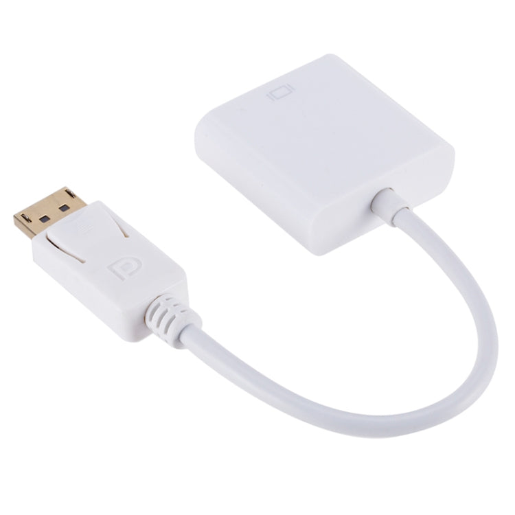 Convertitore Display Port maschio a VGA femmina, lunghezza: 20 cm, DP Male to VGA Female 20cm White, DP Male to VGA Female Black