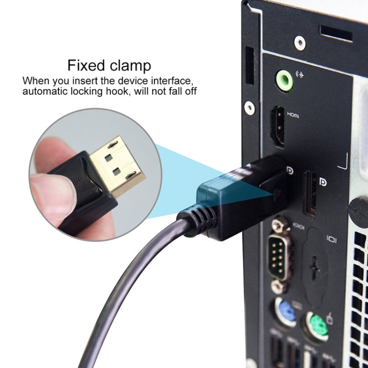 Cavo adattatore DisplayPort maschio a HDMI maschio, lunghezza: 1,8 m, DP to HDMI Male White, DP to HDMI Male (Gold plated)