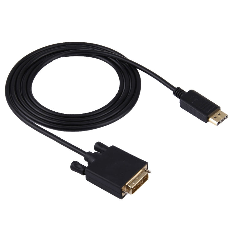 Cavo adattatore digitale alto DisplayPort maschio a DVI maschio, lunghezza: 1,8 m, DP to DVI 24+1 Male (Gold plated)