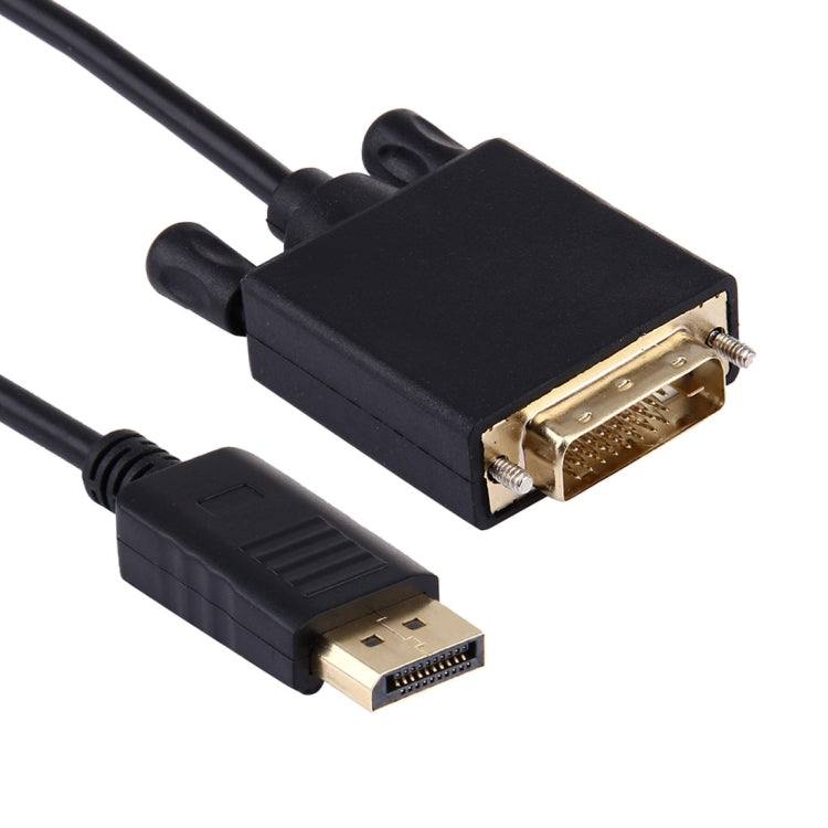 Cavo adattatore digitale alto DisplayPort maschio a DVI maschio, lunghezza: 1,8 m, DP to DVI 24+1 Male (Gold plated)