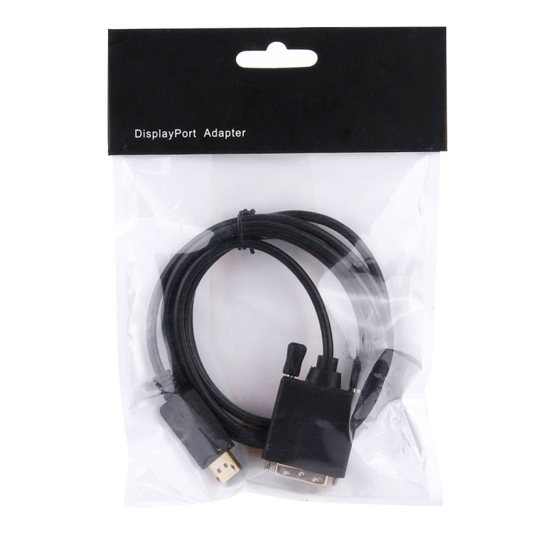 Cavo adattatore digitale alto DisplayPort maschio a DVI maschio, lunghezza: 1,8 m, DP to DVI 24+1 Male (Gold plated)