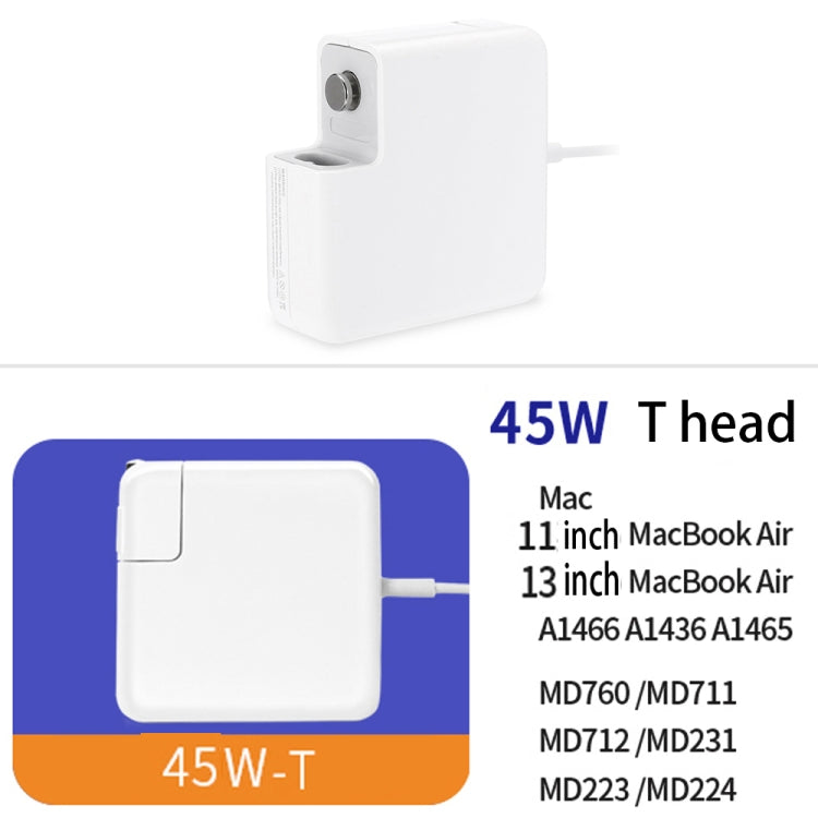 A1436 Alimentatore MagSafe 2 45 W 14,85 V 3,05 A 5 pin per MacBook, lunghezza cavo: 1,6 m, presa americana, 45W US Plug