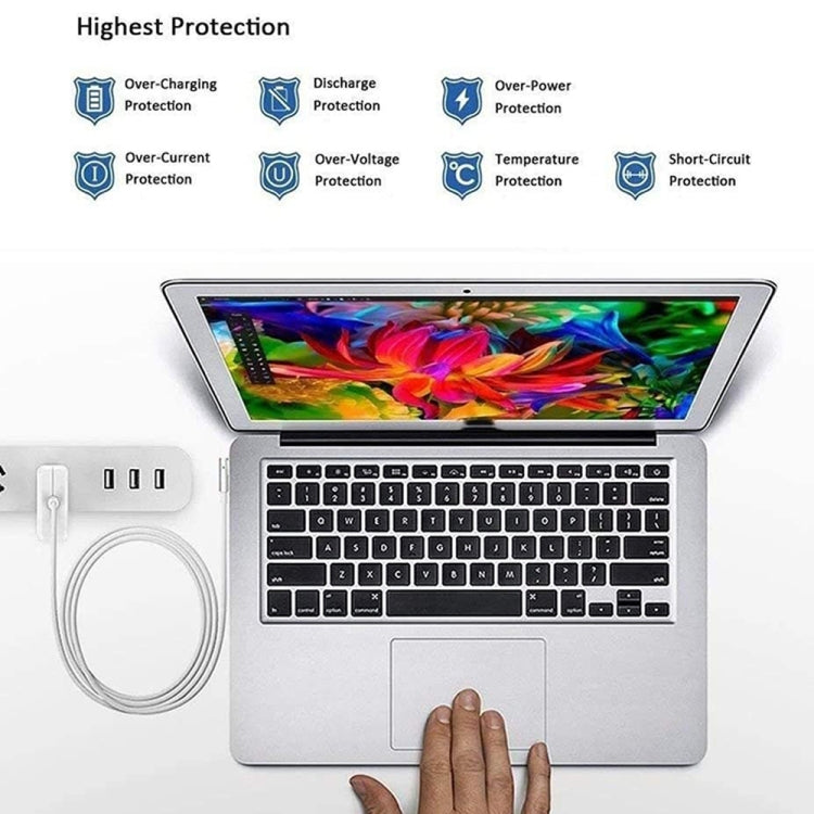 A1436 Alimentatore MagSafe 2 45 W 14,85 V 3,05 A 5 pin per MacBook, lunghezza cavo: 1,6 m, presa americana, 45W US Plug