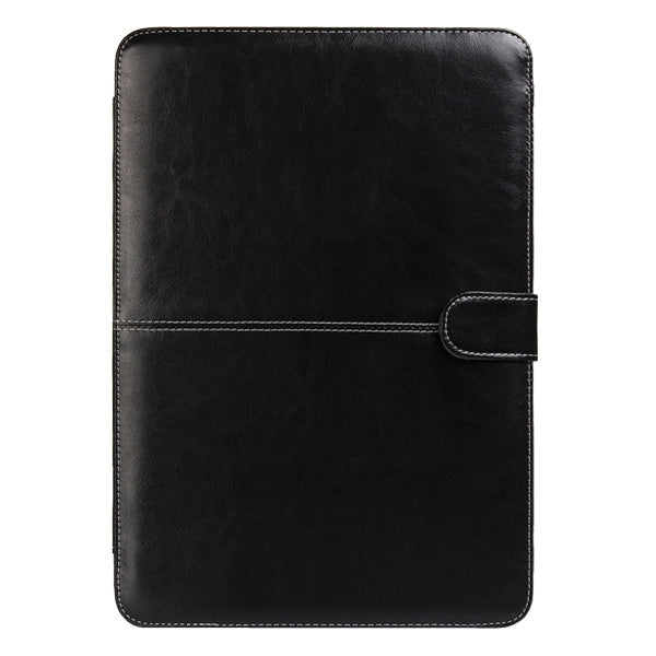 Custodia in pelle per notebook con chiusura a scatto per MacBook Pro da 13,3 pollici