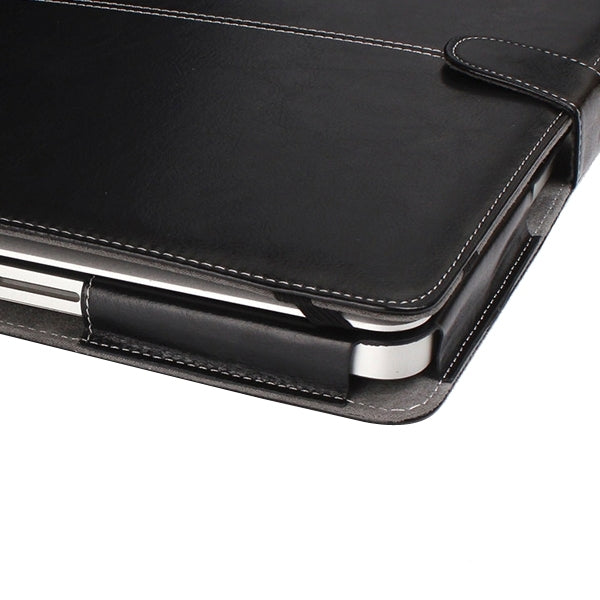 Custodia in pelle per notebook con chiusura a scatto per MacBook Pro da 13,3 pollici