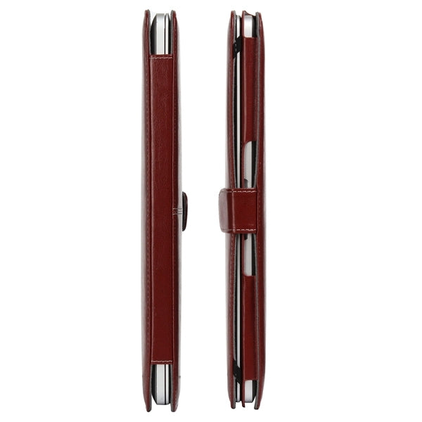 Custodia in pelle per notebook con chiusura a scatto per MacBook Pro Retina da 15,4 pollici