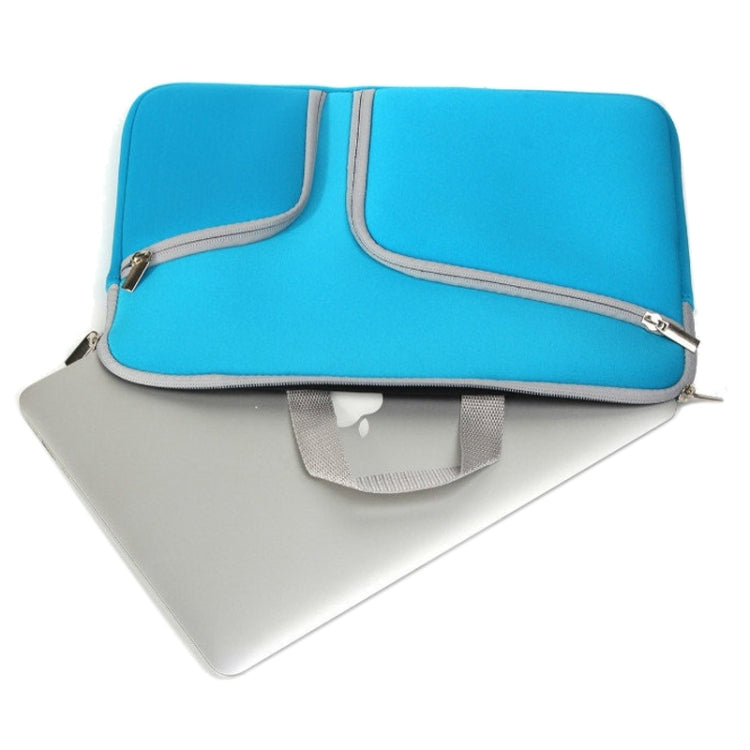 Borsa per laptop con doppia tasca con cerniera per MacBook Air da 11,6 pollici