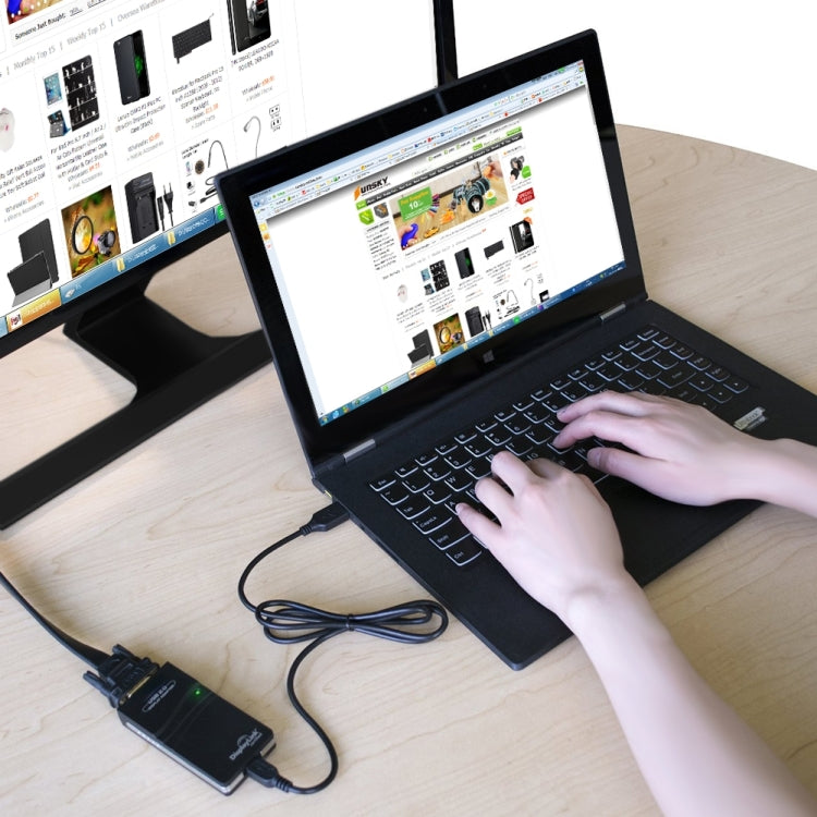 Adattatore da USB 2.0 a VGA, DVI, HDMI, risoluzione: 1280*1024, Resolution: 1280*1024, Resolution: 1920*1080, Resolution: 2048*1152