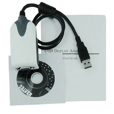 Adattatore multi-monitor/multi-display da USB a VGA, risoluzione: 1680 x 1050, USB 2.0 (Resolution: 1680 x1050)