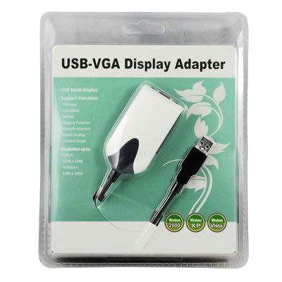 Adattatore multi-monitor/multi-display da USB a VGA, risoluzione: 1680 x 1050, USB 2.0 (Resolution: 1680 x1050)