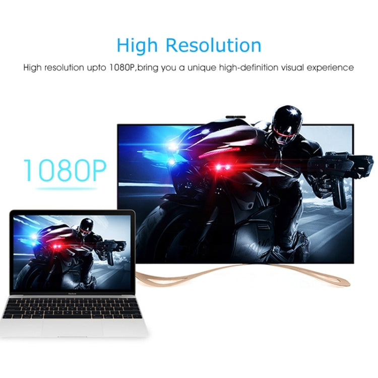 Cavo di uscita audio da HDMI a VGA Full HD 1080P da 24 cm per computer/DVD/set-top box digitale/laptop/telefono cellulare/lettore multimediale, Length: 24cm, Length: 24cm(White)