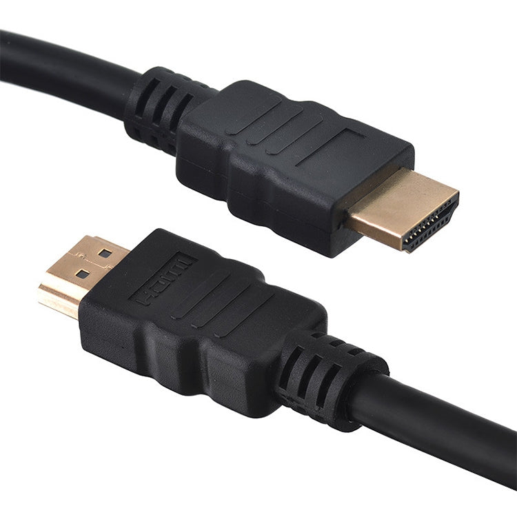 Cavo HDMI 19 pin maschio a HDMI 19 pin maschio da 1,8 m, versione 1.3, supporto TV HD / Xbox 360 / PS3 ecc. (Nero + placcato oro), Gold Plated HDMI, Length: 1.8m