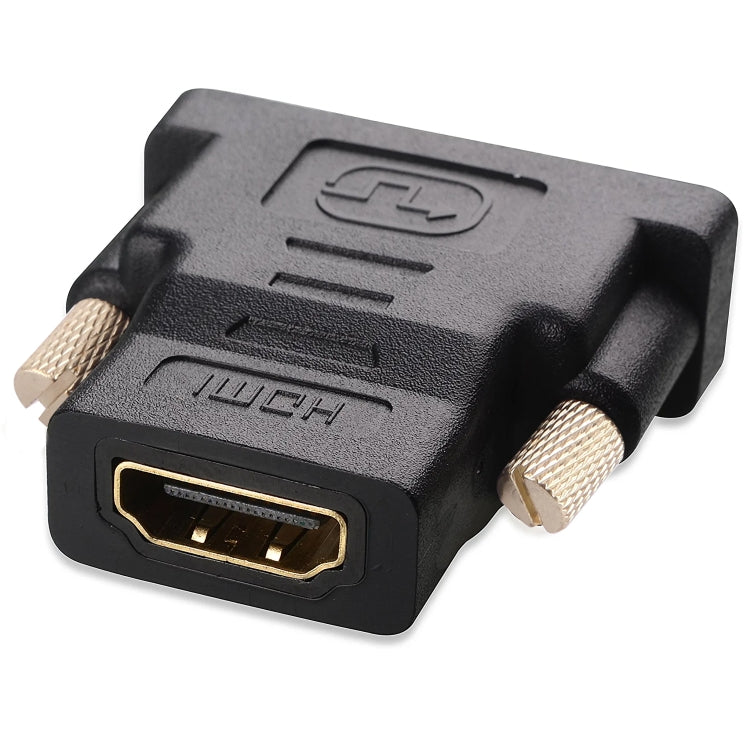 Adattatore HDMI 19 pin femmina a DVI 24+1 pin maschio (placcato in oro), HDMI Female to DVI 24+1Pin Male