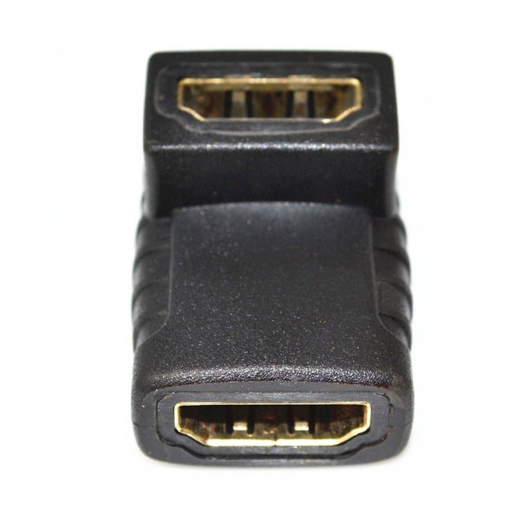 Accoppiatore angolare HDMI (da femmina a femmina) - 90 gradi (placcato in oro), HDMI Female to Female