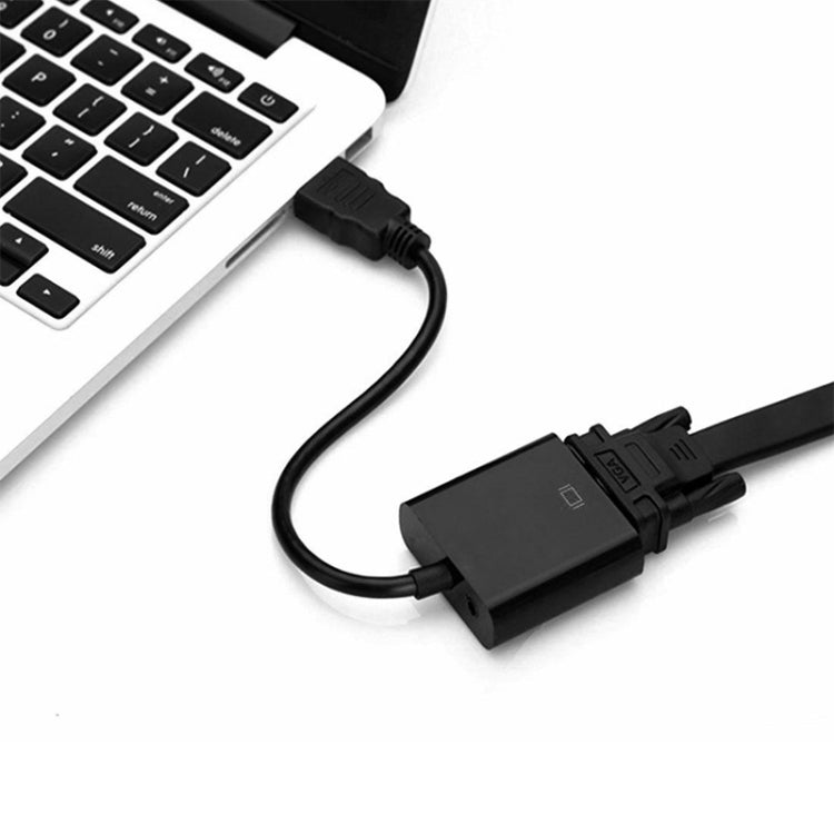 Adattatore cavo HDMI 19 pin maschio a VGA femmina da 20 cm, HDMI Male to VGA Female
