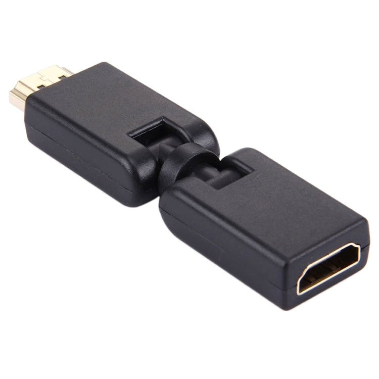Adattatore HDMI 19 pin maschio-femmina girevole a 360 gradi (placcato in oro)
