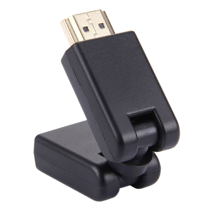 Adattatore HDMI 19 pin maschio-femmina girevole a 360 gradi (placcato in oro)