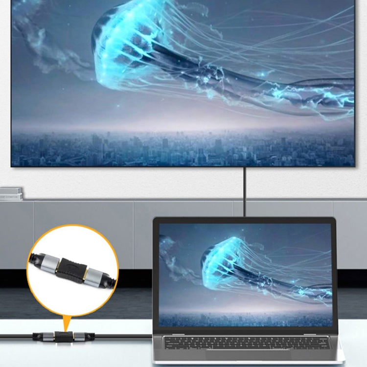 Adattatore HDMI 19 pin femmina a HDMI 19 pin femmina placcato oro, da CF a CF, HDMI Female to Female (CF to CF)