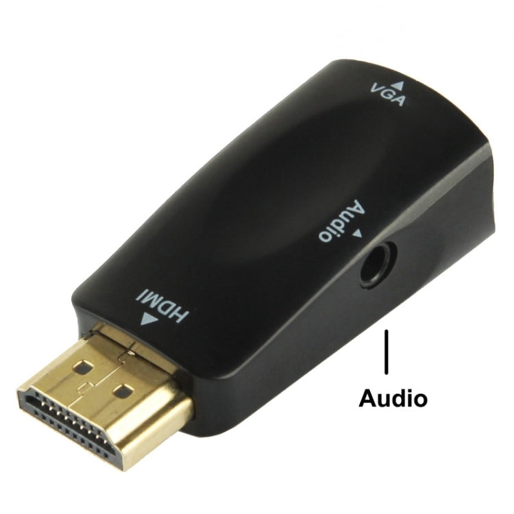 Adattatore audio e HDMI Full HD 1080P da HDMI a VGA per HDTV/monitor/proiettore, HDMI Male to VGA + Audio (Black), HDMI Male to VGA + Audio (White)
